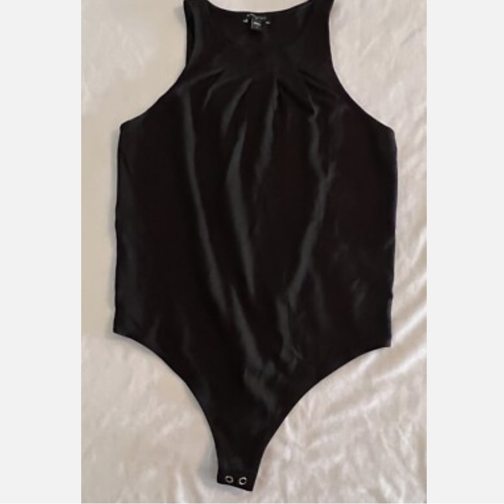Express Black Bodysuit Sleeveless Size Medium